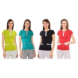 zebu women39s plain top pack of 4