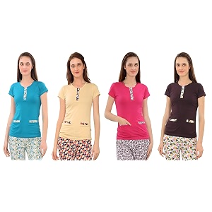 zebu women39s plain top pack of 4