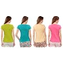 Zebu Women's Plain top (Pack of 4)