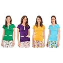Zebu Women's Plain top (Pack of 4)