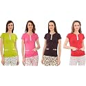 Zebu Women's Plain top (Pack of 4)