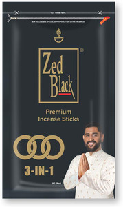 zed black zipper family 3in1 dhoop sticks  dhoop stick for pooja havan dhoop