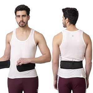 zedan adjustable sacroiliac hip waist compression belt  lower back support hip brace  anti-slip sciatica pain relief belt  for pelvis lumbar nerve leg si joint  for men amp women - black