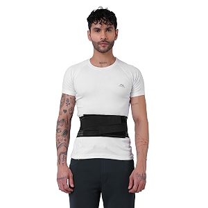 zedan orthopedic lumbo sacral waist support belt for lower back pain  for back pain posture spine alignment  adjustable straps amp breathable fabric  immediate relief from sciatica for men amp women