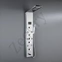 ZeeCry Shower Panel Stainless Steel 304, 8 in 1 Thermostatic System With LED Rainfall | Hot &amp; Cold Water Adjustable | Hand Shower | Body Mist Spray Shower