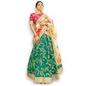 Zeel Clothing Women's Art Silk Semi-Stitched New Lehenga Choli with Dupatta (Wedding-Bridal-Latest-Designer-Lehenga; Free Size)