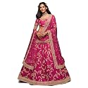 Zeel Clothing Women's Art Silk Semi-Stitched New Lehenga Choli with Dupatta (Wedding-Bridal-Latest-Designer-Lehenga; Free Size)