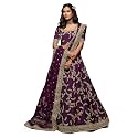 Zeel Clothing Women's Art Silk Semi-Stitched New Lehenga Choli with Dupatta (Wedding-Bridal-Latest-Designer-Lehenga; Free Size)