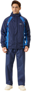 zeel colorblock men raincoat