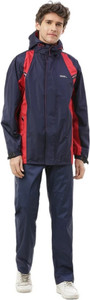 zeel colorblock men raincoat