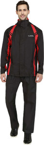 zeel colorblock men raincoat