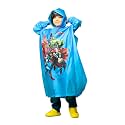 ZEEL Kids Raincoat with Hood | Rain Coat for Boys | Cartoon Printed Rainwear | Avengers Print (EKB701, Royal Blue, 4-5 Years)