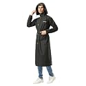 ZEEL Rain Coat for Men Waterproof for Bike Riders with Adjustable Hood along with Reflective back, Waterproof Rainwear Suit with Polyester Jacket and Pants, AZ04