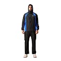 ZEEL Rain Coat for Men Waterproof for Bike Riders with Adjustable Hood Along with Inner Pockets,Waterproof Raincoat with Polyester Jacket,Pants and Waterproof Drawstring Bag (JS508_EJS511)