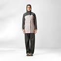 ZEEL Rain Coat for Women Waterproof with Adjustable Hood, Rainwear Suit with Backpack Friendly Pleate, Front Zip with Snap Button Flap, Pants for Ladies (ELS508, Pink, L)