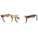 Zeelool Classic Half-frame Round Blue Light Blocking Glasses for Men ZJGA332547-04 Brown