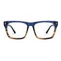 Zeelool Blue Light Blocking Glasses for Men, Rectangle Fashion Glasses Frame Eyeglasses with Anti UV Glare &amp; Eyestrain Lens ZJGA996987-01B