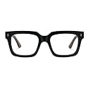 Zeelool Stylish Rectangle Eyeglasses Thick Glasses for Men with Clear Lens Eyewear Frames ZJGX239126-01 Black
