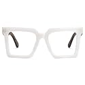 Zeelool Vintage Square Eyeglasses Frame for Men with Non-prescription Clear Lens ZJGX320783