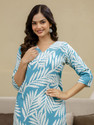 Zeenat Duniya Women Printed Straight Kurta