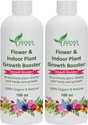 Zeenny Flora Pack Of 2, Plant Boost Liquid Bio-fertilizer For All Type Flower Plant Growth Fertilizer (100 ml, Liquid)