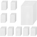 ZEFTV Screwless Blank Wall Plates 1-Gang Blank Switch Outlet Electrical Cover Plate Unbreakable Thermoplastic Faceplate for Decorative Receptacle Outlet Switch, White (100 Pack)