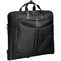 ZEGUR Premium travel garment bag. Carry-on for Men &amp; Women. Hangs 4 Items