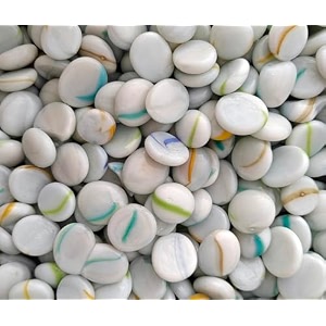 opaque mix wave milky glass gems stonespebbles for home amp garden dcor aquarium dcor vase filler marble amp gravel planted substrate opaque mix wave 450 gm opaque mix wave