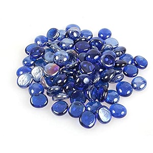 royal blue glass gems stonespebbles for home amp garden dcor aquarium dcor vase filler marble amp gravel planted substrate blue 450 gm royal blue
