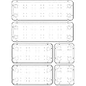 Zeinwap Desk Drawer Organizers rectangular Trays Set Clear Plastic Storage Bins Bathroom Drawer Tray Dividers Vanity Trays Organizer for Bedroom Dresser Makeup Kitchen Utensil Office (6 Pc Tray)