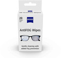 ZEISS AntiFOG Wipes 20ct Gentle Cleaning with added Fog Free Vision up to 3 days  Lens Cleaner