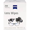 ZEISS Lens Wipes 200 Count- Pack of 1| Lens Cleaner - Perfect for Spectacles, Eyeglasses, Sunglasses, Camera Lenses, Binoculars and all other lenses