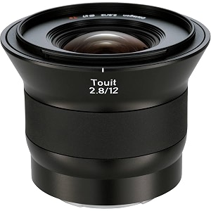 zeiss touit 2812 wide-angle camera lens for sony e-mount mirrorless cameras black 000000-2030-526
