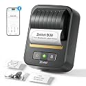 Zeitel Thermal Label Printer Machine for Home Office 40mm/s 1 Roll 40x30mm