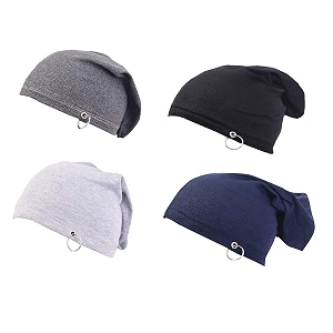 zeki boy39s amp girl39s ring beanie combo of 4 cap for all the seasons capsbeanieslouchskullcapfitcap for boy without ring multicolour