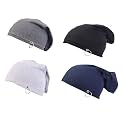 Zeki Boy's & Girl's Ring Beanie Combo of 4 Cap for All The Seasons caps/Beanie/Slouch/Skullcap/fitcap for Boy (Without Ring) Multicolour