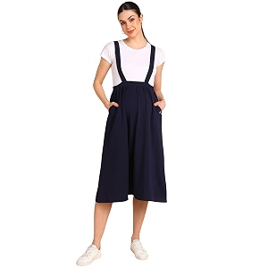 ZELENA Maternity Jersey Skirt for Women with