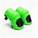 Zeluga 15-599 Heavy Duty Knee Pads with Anti-slip Strong Double Straps, Ultraflex Work Knee Foam Padding Pads, Safety for Indoor and Outdoor Use, Neon Green