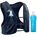 Zelvot Running Vest for Women Men, Hydration Vest with 500ml Soft Flask