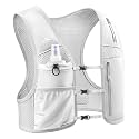 Zelvot Running Vest for Women Men, Hydration Vest with 500ml Soft Flask