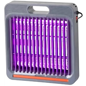 zemic electric mosquito killer lamp insect fly killer machine for home kitchen kids bedroom eco-friendly indoor outdoor restaurants office bedroom led light grey