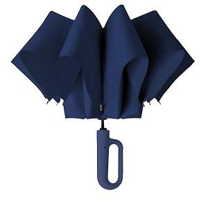 zemic uv umbrella with novelty carabiner handle travel umbrellas for rain and sun windproof compact automatic open close 8 ribs portable umbrella for men and women