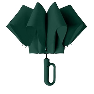 zemic uv umbrella with novelty carabiner handle travel umbrellas for rain and sun windproof compact automatic open close 8 ribs portable umbrella for men and women