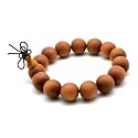 Zen Dear Unisex Teak Wood Prayer Beads Buddha Buddhist Beads Japa Mala Necklace Bracelet Bead