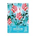 Zen Sangam A3 Gouache Paper Sheets | 300 GSM Cold Pressed 100% Cellulose | 6 Sheets Size(42 x 29.7cm) | Rough Grain | for Gouache, Acrylic, Ink, Tempera &amp; Mixed Media Art