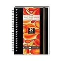 Zen Sangam Artists’ - A3 Spiral Acrylic Paper Pad - Landscape - 300 GSM - Cold Pressed Sketchbook - Canvas Texture - (40 Pages) - Size (29.7x42cm) - Wiro Acrylics Art Book - Black