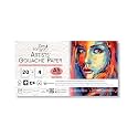 Zen Sangam Express your Mind 300 GSM Cold Pressed Rough Grain Surface, Acid Free, A5 Size Gouache Papers Sheets (21x14.8cm, 24 Sheets)