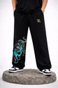 ZEN1FASHION Printed Men Black Track Pants