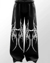 ZEN1FASHION Printed Men Black Track Pants