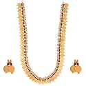 ZENEME Jewellery Set Gold Plated Long Traditional